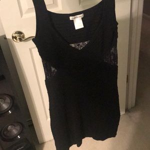 Mini black dress-Charlotte Russe